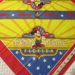 Vintage Disney Studios Florida Bandana 1989